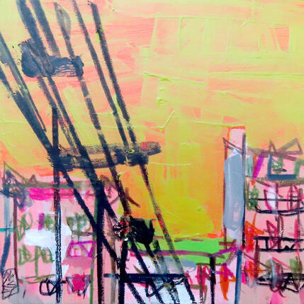 Pintura La passerelle  por Anicet Olivier | Pintura