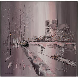 Gemälde Une part de bonheur von Rousseau Patrick | Gemälde Figurativ Öl Urban