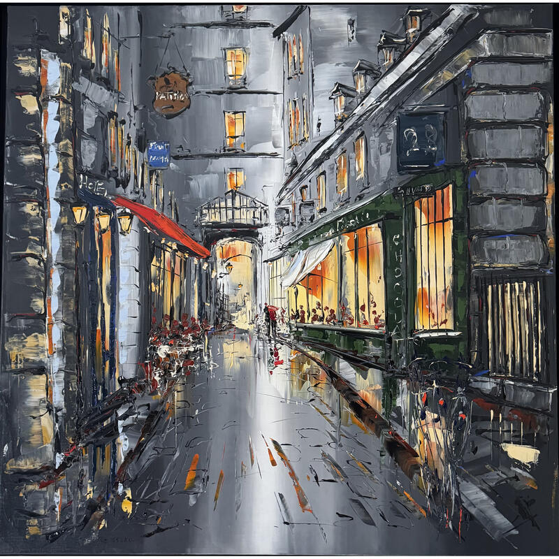 Pintura Paris quand il bruine por Rousseau Patrick | Pintura