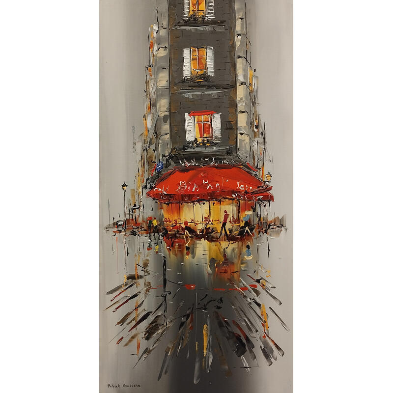 Pintura Le café est dans les tasses por Rousseau Patrick | Pintura