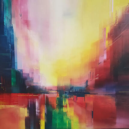 Peinture Intensité  par Levesque Emmanuelle | Tableau  Huile
