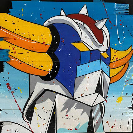 Painting 50x50  GOLDORAK by Marie G.  | Painting