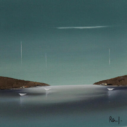 Gemälde Douce quiétude 90 von Roussel Marie-Ange et Fanny | Gemälde