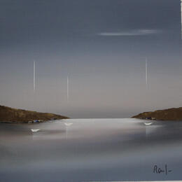 Peinture Plénitude 90 par Roussel Marie-Ange et Fanny | Tableau