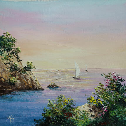 Pintura Douceur naturelle por Blandin Magali | Pintura Figurativo Aceite Iconos pop, Paisajes