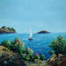 Painting Découvrir le littoral by Blandin Magali | Painting Figurative Landscapes Oil