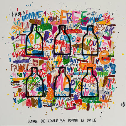 Painting L'abus donne le smile by Mam | Painting