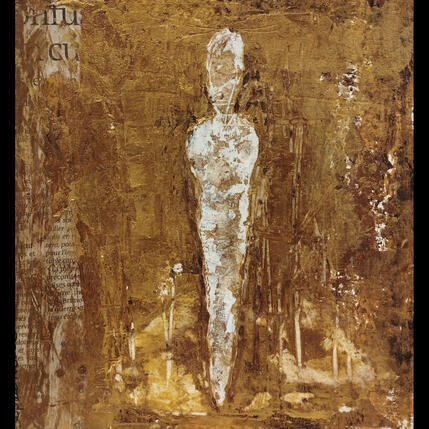 Painting L'or sous la neige by Rocco Sophie | Painting