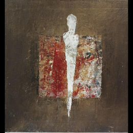 Painting L'Homme de bronze by Rocco Sophie | Painting