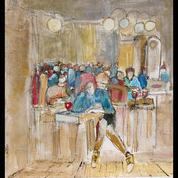 Painting En attendant l’âme sœur by Rocco Sophie | Painting