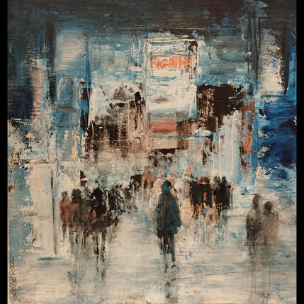 Pintura Paris la nuit por Rocco Sophie | Pintura