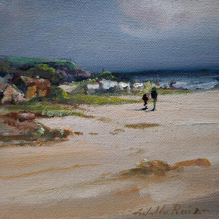 Gemälde Camino de la playa von Cabello Ruiz Jose | Gemälde