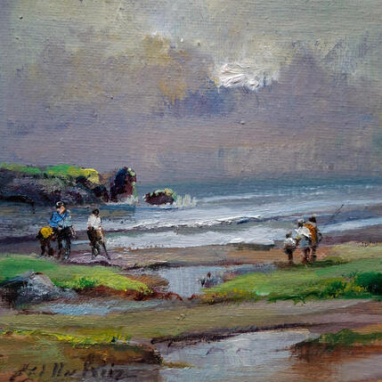 Gemälde Marisqueiros von Cabello Ruiz Jose | Gemälde