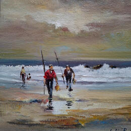 Peinture El Regreso par Cabello Ruiz Jose | Tableau