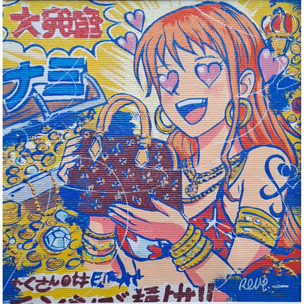 Gemälde Nami von Revel | Gemälde Pop-Art Pop-Ikonen