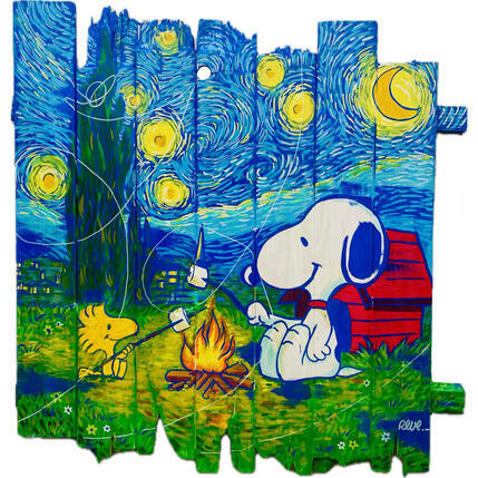 Painting Chamallow by Revel | Painting Pop-art Pop icons