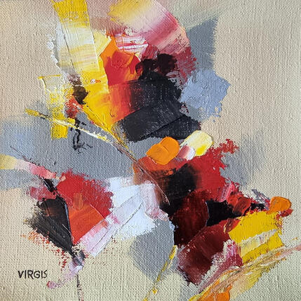 Painting In everyday life by Virgis | Painting Abstract Oil Minimalist, Pop icons