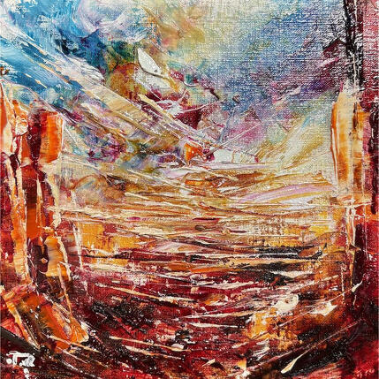 Painting Arizona sunset by Reymond Pierre | Painting Figurative Oil Pop icons