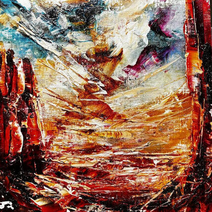 Peinture Arizona sunset par Reymond Pierre | Tableau