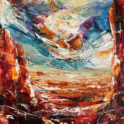 Painting Arizona sunset by Reymond Pierre | Painting Figurative Oil Pop icons