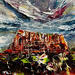 Painting Bell Rock, Courthouse Butte by Reymond Pierre | Painting Figurative Oil