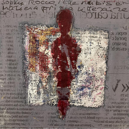 Painting Prima Materia by Rocco Sophie | Painting Raw art Acrylic, Gluing, Sand