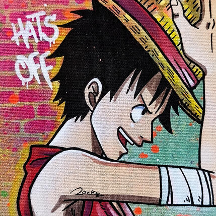 Peinture Hats off par Rocky Chaplin | Tableau