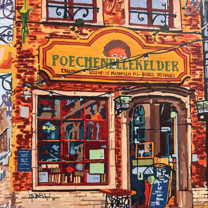Painting Estaminer by JP BRU | Painting