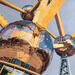 Painting Atomium Bruxelles by JP BRU | Painting