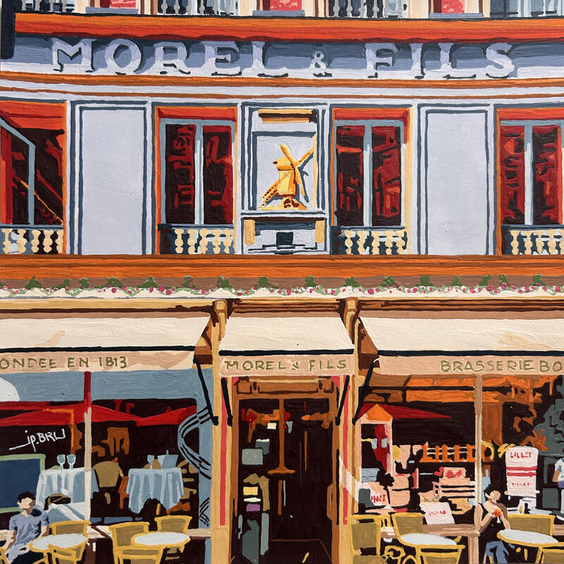 Peinture Chez Morel par JP BRU | Tableau