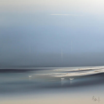 Peinture Evasion 88 par Roussel Marie-Ange et Fanny | Tableau