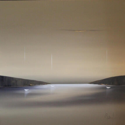 Peinture Sérénité 88 par Roussel Marie-Ange et Fanny | Tableau