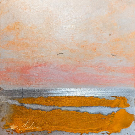 Peinture Nocturne par Mahieu Bertrand | Tableau Figuratif Métal Paysages