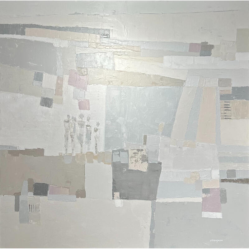 Painting Die Neue Welt by Ottenjann Andrea | Painting Abstract Acrylic