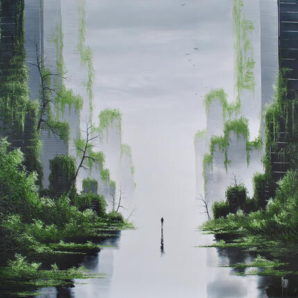 Painting Promets-moi le printemps  by Galloro Maurizio | Painting