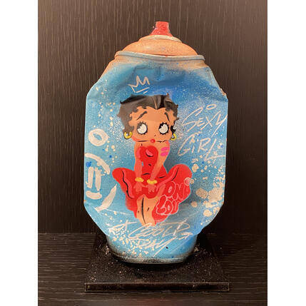 Sculpture Sexy Betty par Lemoine Mael | Sculpture Pop-art Acrylique, Graffiti Icones Pop