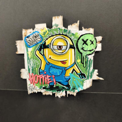 Peinture Minions hottie par Sufyr | Tableau
