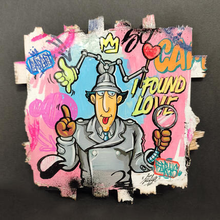 Peinture Inspecteur gadget I found love  par Sufyr | Tableau