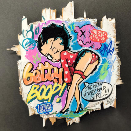 Peinture Betty Boop I've been a very bad girl  par Sufyr | Tableau