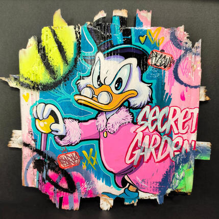 Peinture Picsou secret garden  par Sufyr | Tableau