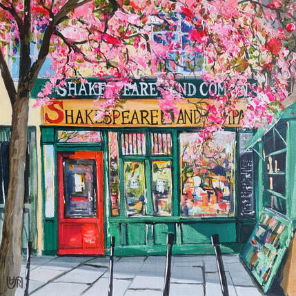 Gemälde Shakespeare and company. Paris von Rasa | Gemälde