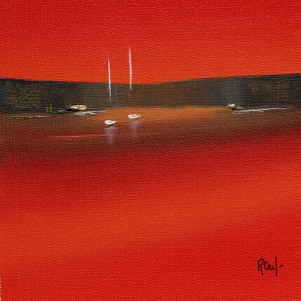 Painting Impression marine 89 by Roussel Marie-Ange et Fanny | Painting