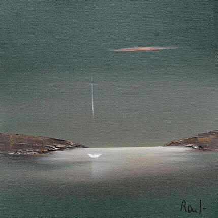 Painting Echappée solitaire 89 by Roussel Marie-Ange et Fanny | Painting