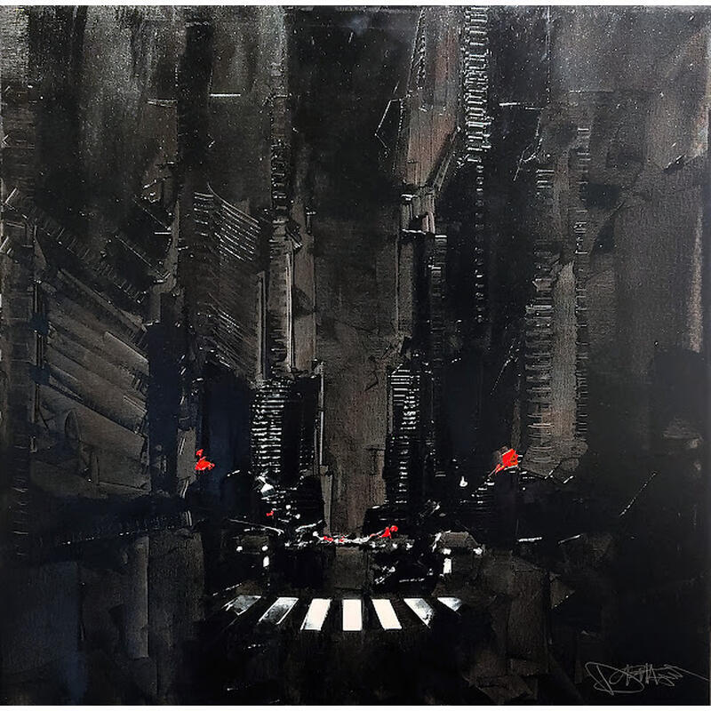 Peinture Black NYC par Castan Daniel | Tableau Figuratif Huile