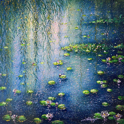 Painting REFLETS D’ÉTANG by Dessapt Alan | Painting