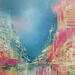 Painting Blue sky by Levesque Emmanuelle | Painting Oil