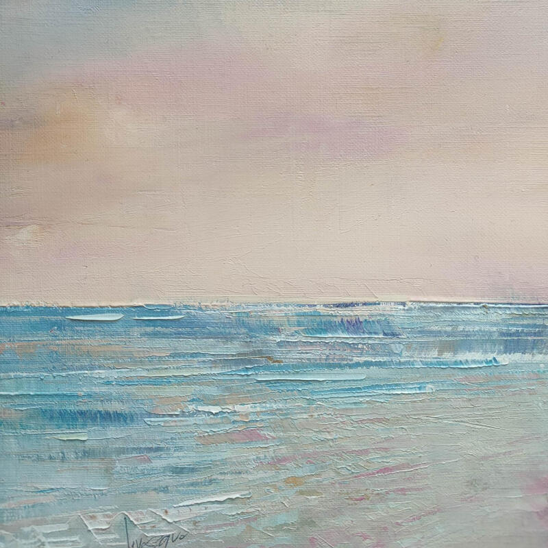 Painting Ciel d'été by Levesque Emmanuelle | Painting Oil