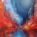 Painting Nuit magique by Levesque Emmanuelle | Painting Oil
