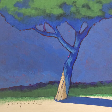 Gemälde Peau d'écorce von Pasquale | Gemälde Figurativ Acryl Architektur, Landschaften, Natur, Pop-Ikonen