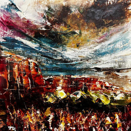 Painting Arizona wind by Reymond Pierre | Painting Figurative Oil